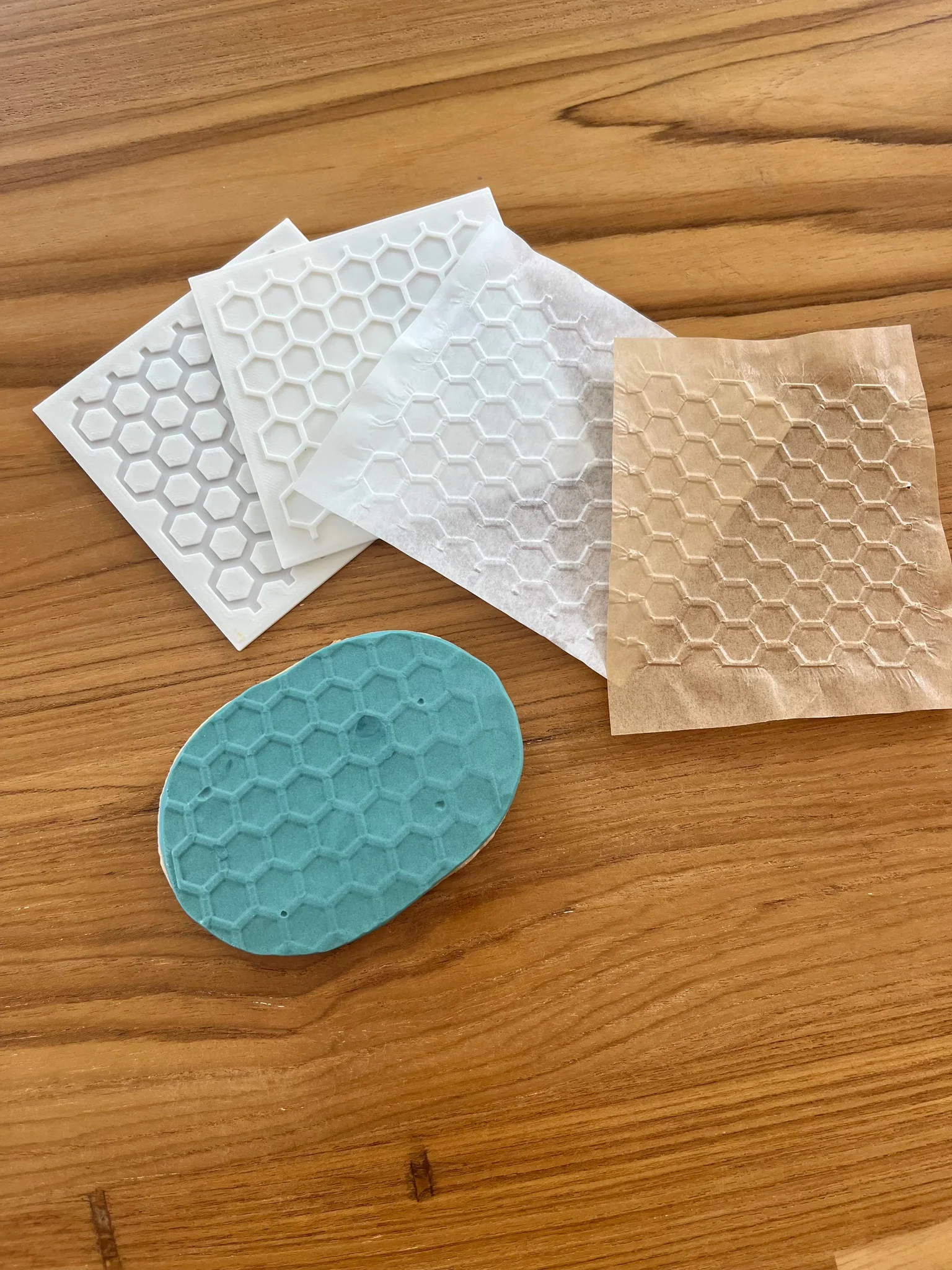 Honeycomb Embossing Plate STL file
